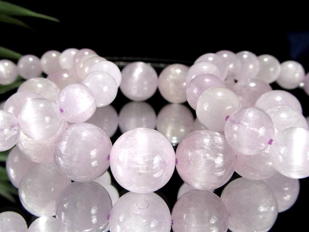 クンツァイト ブレスレット リチア輝石 キャッツアイ 天然石