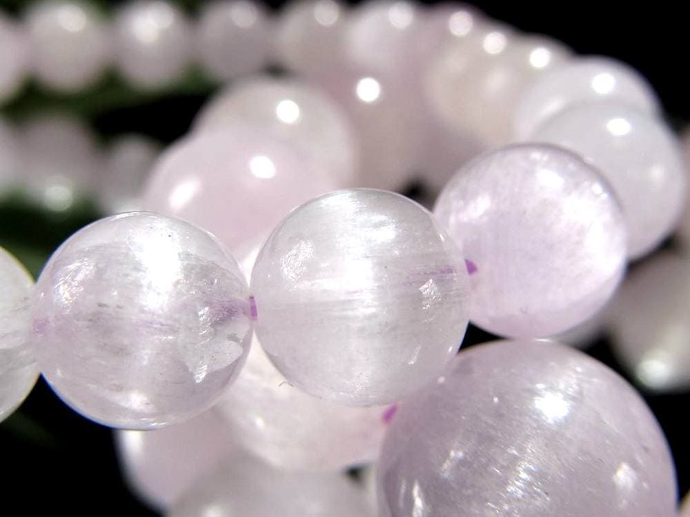 クンツァイト ブレスレット リチア輝石 キャッツアイ 天然石