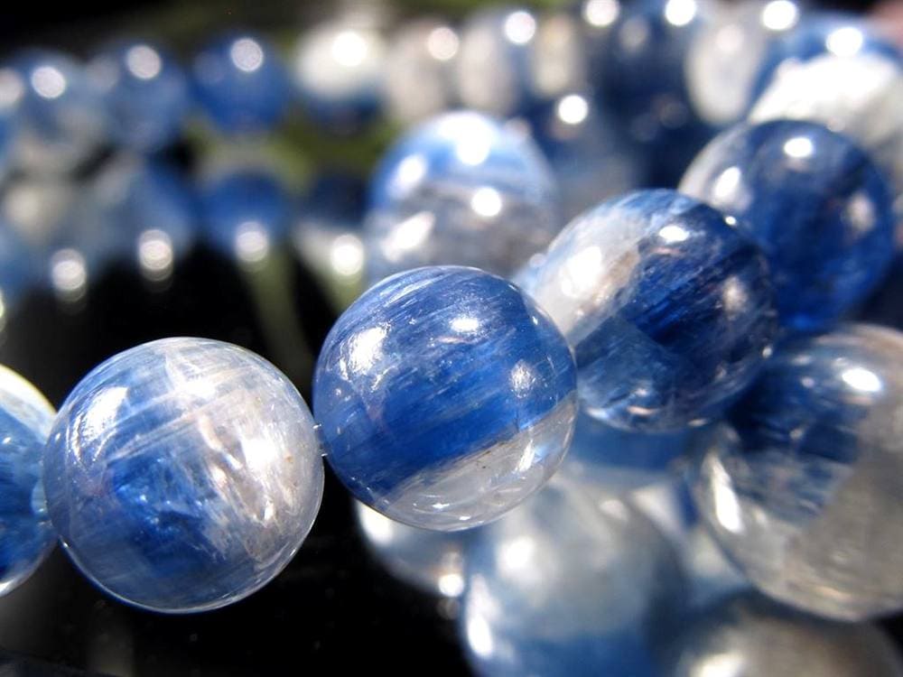 カイヤナイト 藍晶石 ブレスレット 天然石 kaiyanaito