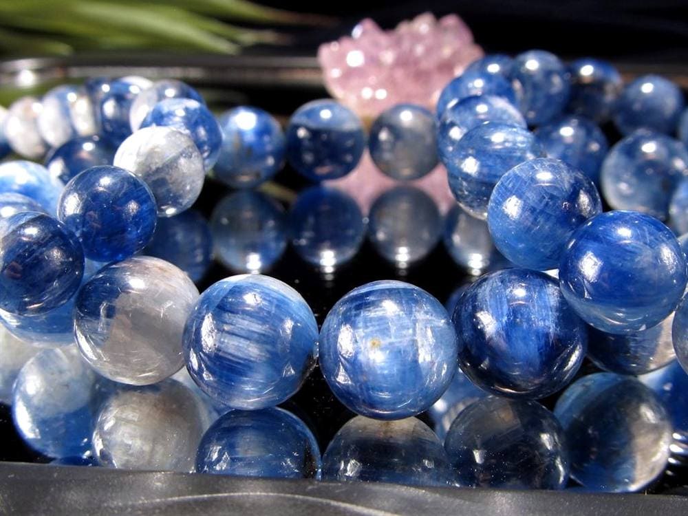 カイヤナイト 藍晶石 ブレスレット 天然石 kaiyanaito