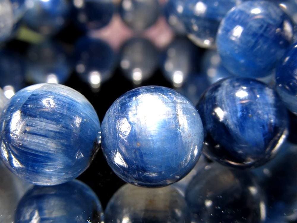 カイヤナイト 藍晶石 ブレスレット 天然石 kaiyanaito