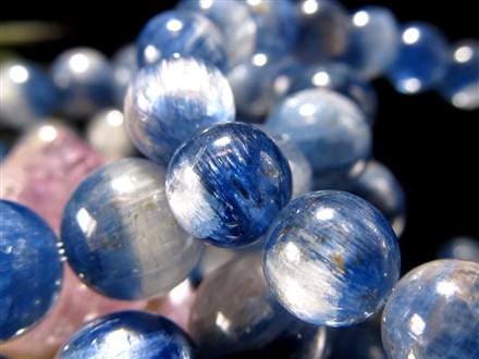 カイヤナイト 藍晶石 ブレスレット 天然石 kaiyanaito