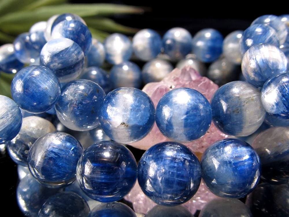 カイヤナイト 藍晶石 ブレスレット 天然石 kaiyanaito