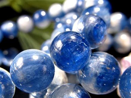 カイヤナイト 藍晶石 ブレスレット 天然石 kaiyanaito