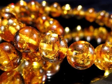 アンバー 琥珀 ブレスレット ロシアンアンバー バルト海産