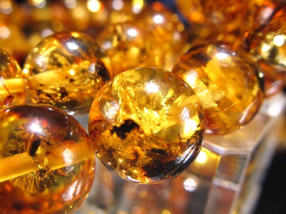 アンバー 琥珀 ブレスレット ロシアンアンバー バルト海産