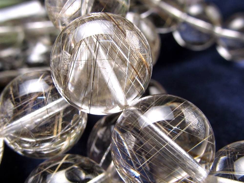 シルバールチル ルチルクォーツ ブレスレット シルバールチルクォーツ 二酸化チタン 仕事運