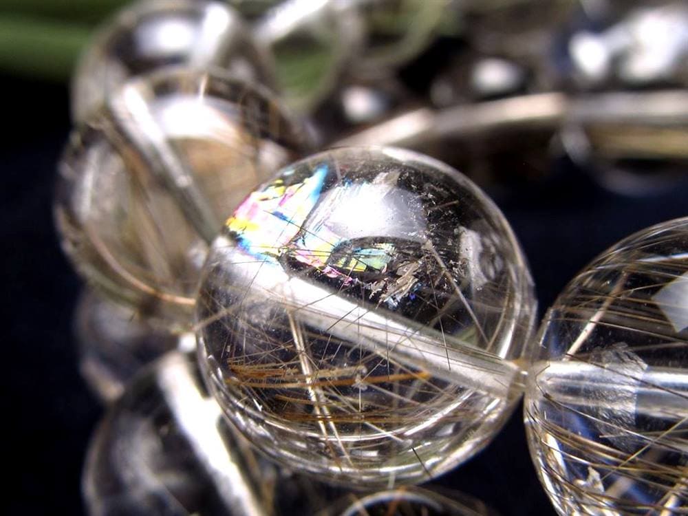 シルバールチル ルチルクォーツ ブレスレット シルバールチルクォーツ 二酸化チタン 仕事運