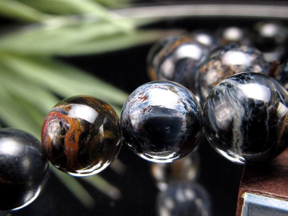 ピーターサイト ゴールドブルーピーターサイト ブレスレット タイガーアイ ホークアイ