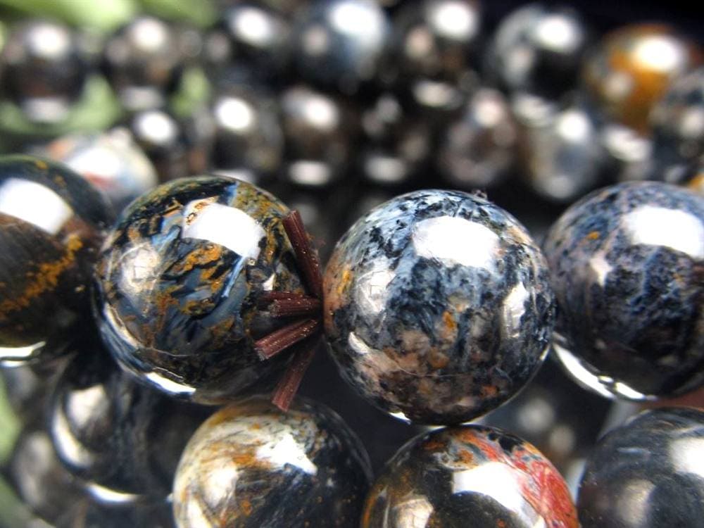 ピーターサイト ゴールドブルーピーターサイト ブレスレット タイガーアイ ホークアイ