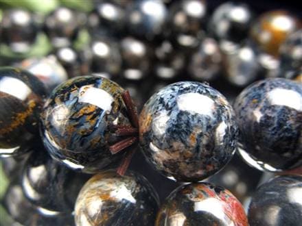 ピーターサイト ゴールドブルーピーターサイト ブレスレット タイガーアイ ホークアイ