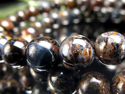 ピーターサイト ゴールドブルーピーターサイト ブレスレット タイガーアイ ホークアイ