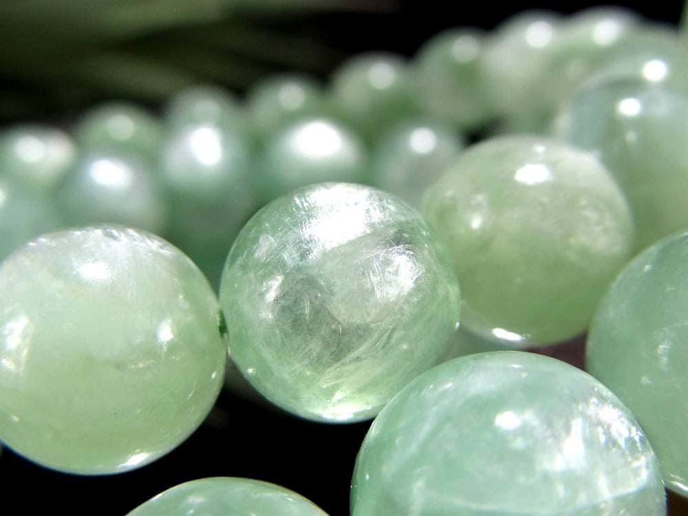 マイカ ブレスレット エメラルド 雲母 アグリゲート