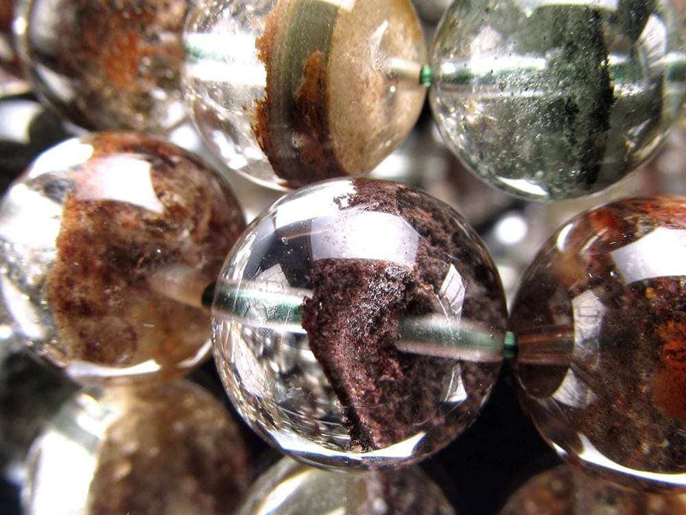 ガーデンクォーツ ブレスレット ファントムクォーツ 幻影水晶 庭園水晶