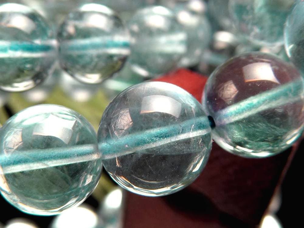 フローライト ブレスレット ブルーグリーンフローライト 天然石 蛍石