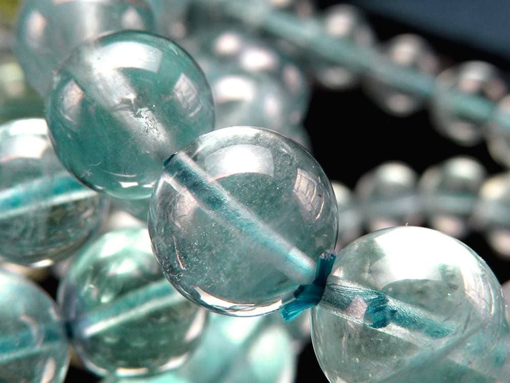 フローライト ブレスレット ブルーグリーンフローライト 天然石 蛍石