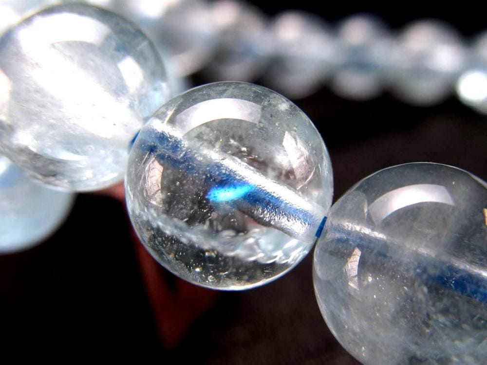 トパーズ ブレスレット ブルー 誕生石 黄玉