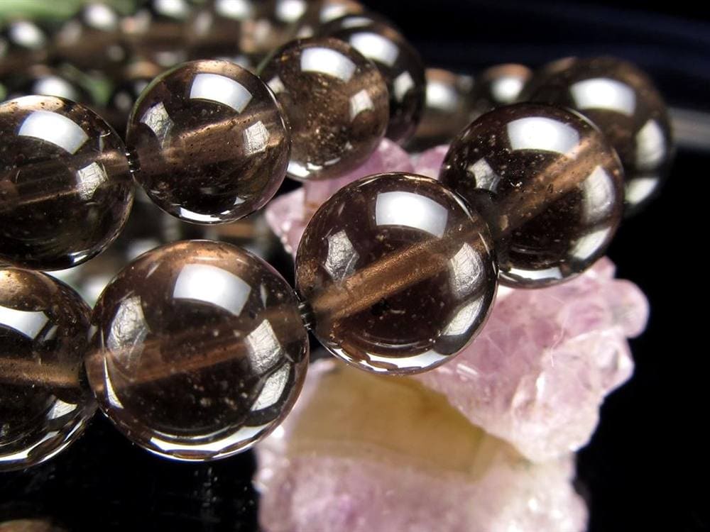 オブシディアン 黒曜石 ブレスレット サフォーダイト チンターマニストーン