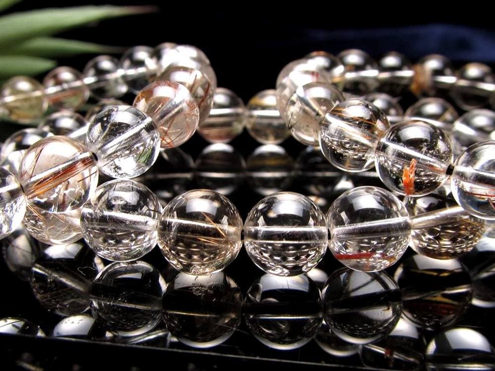 ガーデンルチルクォール 庭園針水晶 ルチルクォーツ ガーデンクォーツ ブレスレット