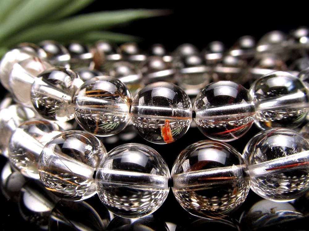 ガーデンルチルクォール 庭園針水晶 ルチルクォーツ ガーデンクォーツ ブレスレット