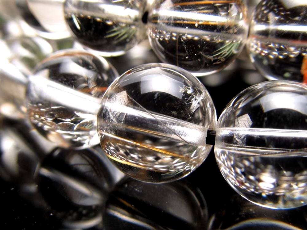 ガーデンルチルクォール 庭園針水晶 ルチルクォーツ ガーデンクォーツ ブレスレット