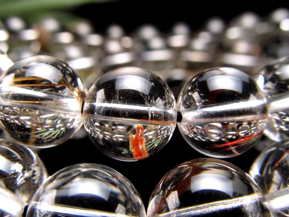 ガーデンルチルクォール 庭園針水晶 ルチルクォーツ ガーデンクォーツ ブレスレット