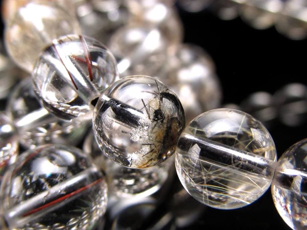 ガーデンルチルクォール 庭園針水晶 ルチルクォーツ ガーデンクォーツ ブレスレット