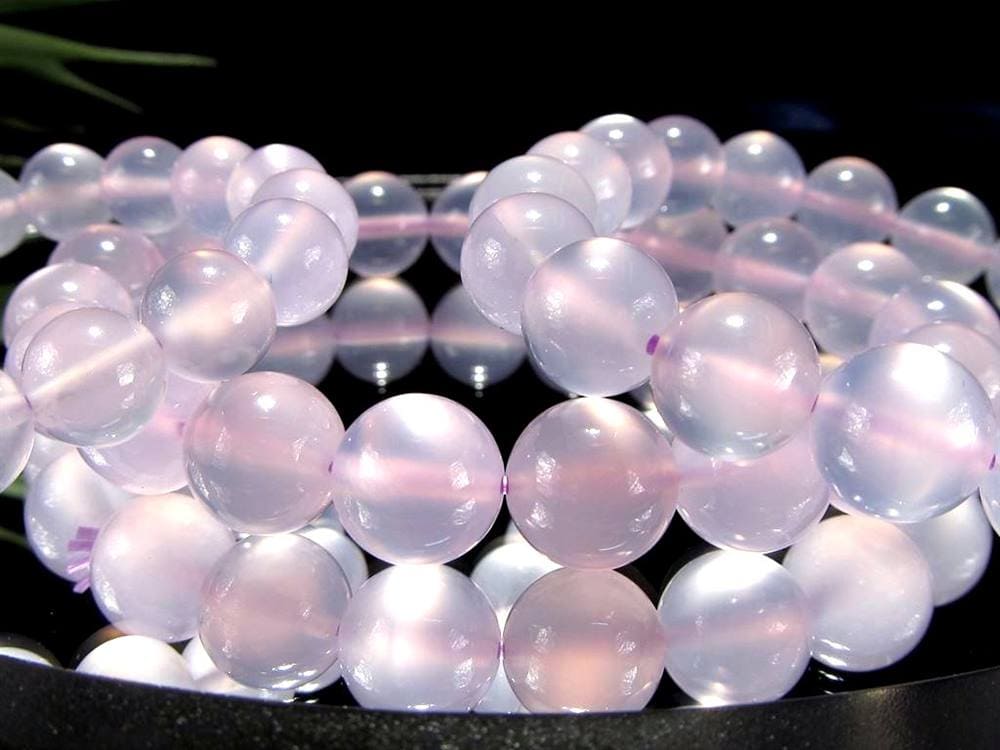 ラベンダーカルセドニー 紫玉髄、ブレスレット カルセドニー 瑪瑙