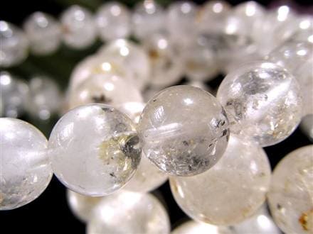 オイルインクォーツ 石油入り水晶 ブレスレット パキスタン産 古代の石油