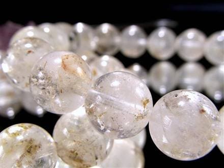 オイルインクォーツ 石油入り水晶 ブレスレット パキスタン産 古代の石油