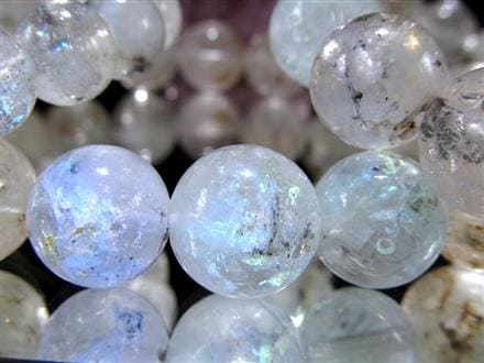 オイルインクォーツ 石油入り水晶 ブレスレット パキスタン産 古代の石油