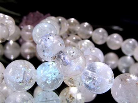 オイルインクォーツ 石油入り水晶 ブレスレット パキスタン産 古代の石油