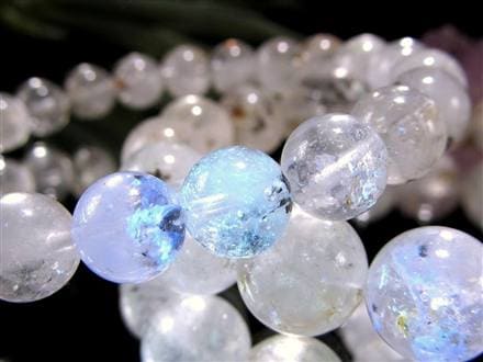 オイルインクォーツ 石油入り水晶 ブレスレット パキスタン産 古代の石油