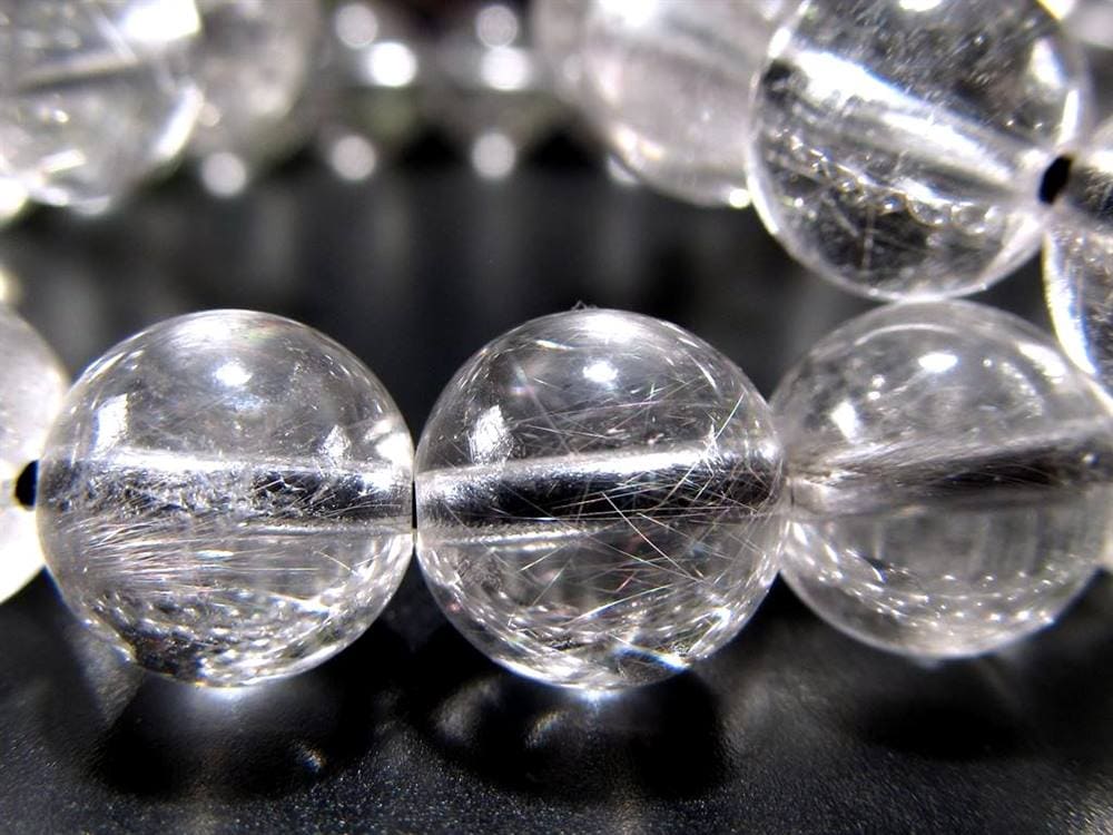 プラチナルチル ブレスレット プラチナルチルクォーツ ルチル 天然石