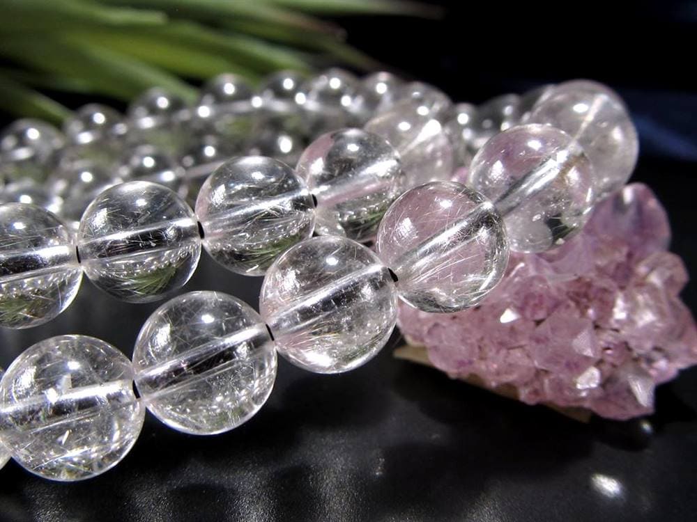 プラチナルチル ブレスレット プラチナルチルクォーツ ルチル 天然石