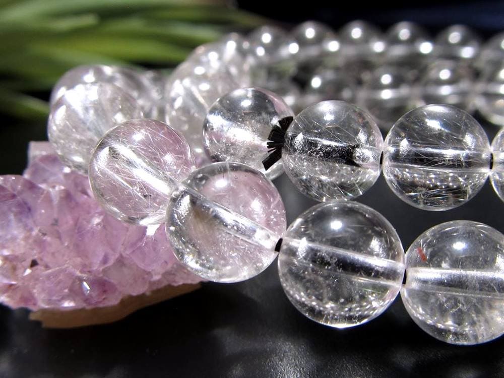 プラチナルチル ブレスレット プラチナルチルクォーツ ルチル 天然石