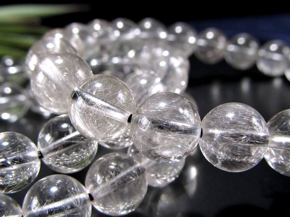 プラチナルチル ブレスレット プラチナルチルクォーツ ルチル 天然石