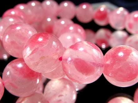 ロードナイトシリカ 薔薇輝石 ブレスレット ロードナイトインクォーツ ロードナイト