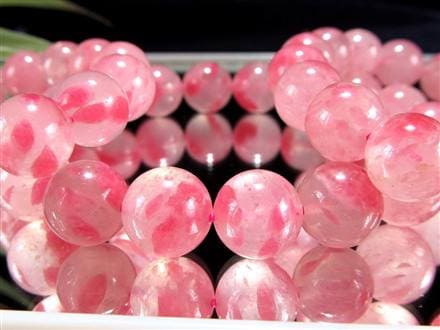 ロードナイトシリカ 薔薇輝石 ブレスレット ロードナイトインクォーツ ロードナイト