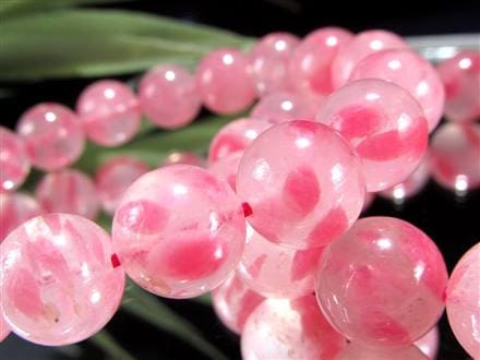 ロードナイトシリカ 薔薇輝石 ブレスレット ロードナイトインクォーツ ロードナイト