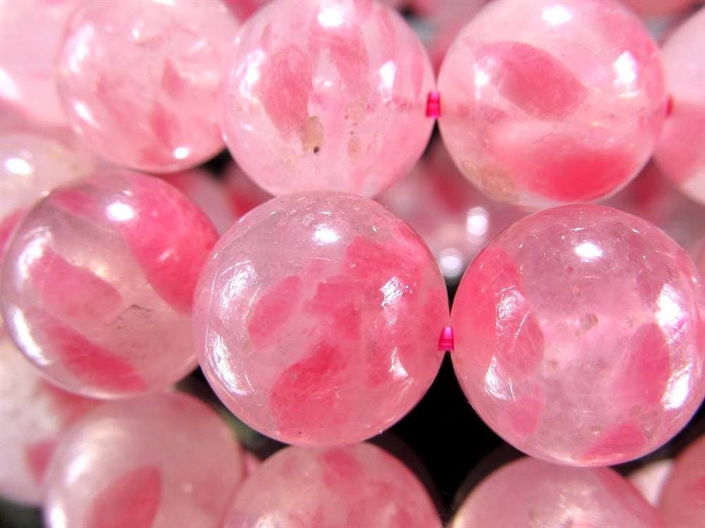 ロードナイトシリカ 薔薇輝石 ブレスレット ロードナイトインクォーツ ロードナイト