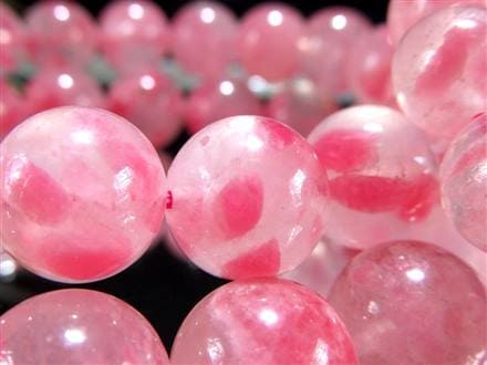 ロードナイトシリカ 薔薇輝石 ブレスレット ロードナイトインクォーツ ロードナイト