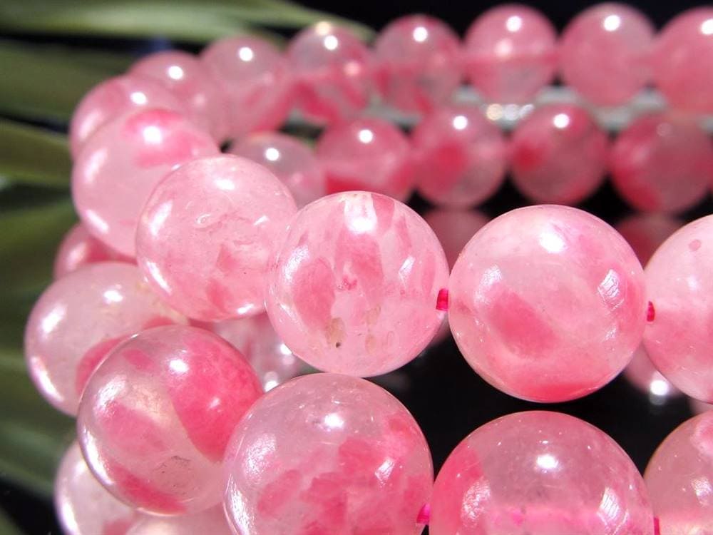 ロードナイトシリカ 薔薇輝石 ブレスレット ロードナイトインクォーツ ロードナイト