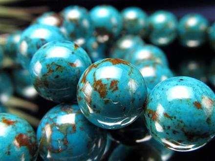 クリソコラ ブレスレット 珪孔雀石 クリソコラシリカ