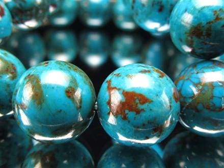 クリソコラ ブレスレット 珪孔雀石 クリソコラシリカ