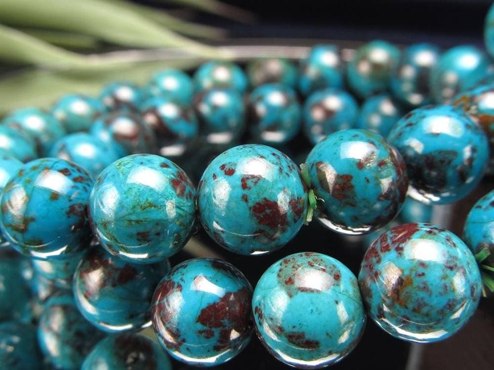 クリソコラ ブレスレット 珪孔雀石 クリソコラシリカ