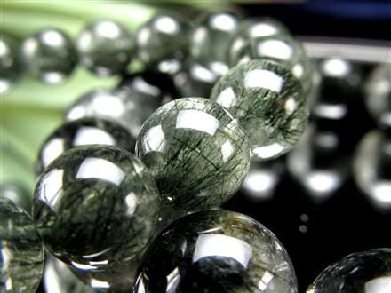 グリーンルチルクォーツ ブレスレット ルチル 天然石 パワーストーン