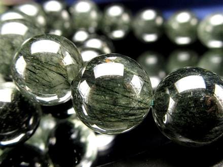 グリーンルチルクォーツ ブレスレット ルチル 天然石 パワーストーン