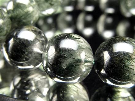 グリーンルチルクォーツ ブレスレット ルチル 天然石 パワーストーン