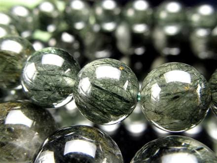 グリーンルチルクォーツ ブレスレット ルチル 天然石 パワーストーン